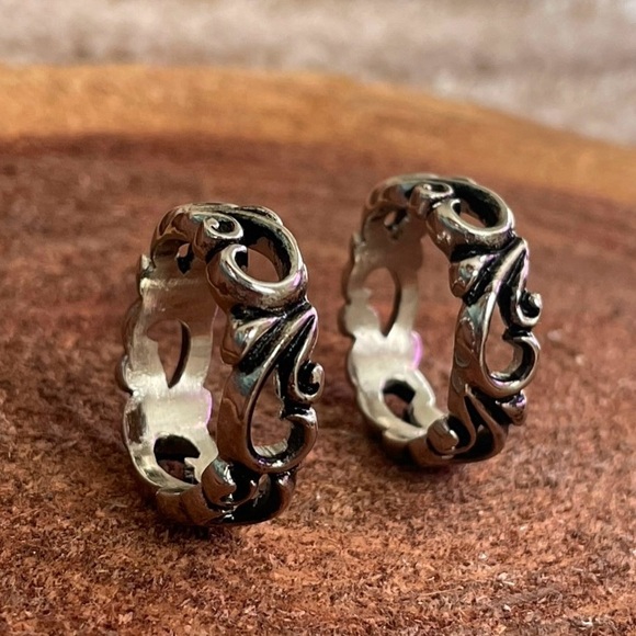 His & hers ring in 925 Silver Band! US 9 or 10 - Picture 8 of 11